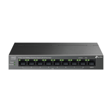 Switch LiteWave, 8 x RJ45 10 100 Mbps PoE, 1 x RJ45 10 100 M
