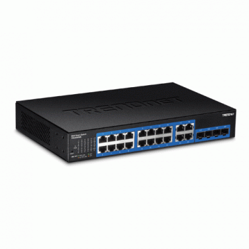 Switch Web Smart 16 porturi Gigabit, 4 porturi Gigabit RJ-45