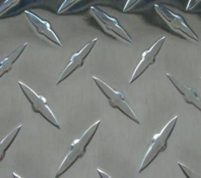 Tabla aluminiu striata Diamond 1.5mm Diamant Stea EN-AW 3003