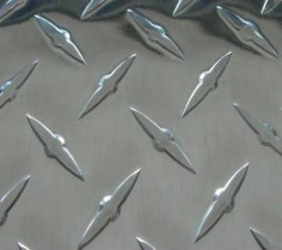Tabla aluminiu striata Diamond 1.5mm Diamant Stea EN-AW 3003