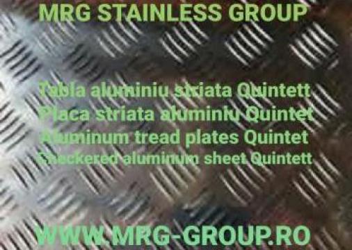 Tabla aluminiu striata Quintett 2.5x1000x2000mm