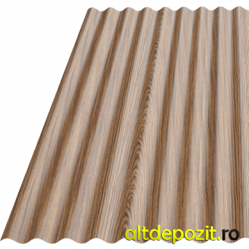Tabla ondulata vopsita Wood S18
