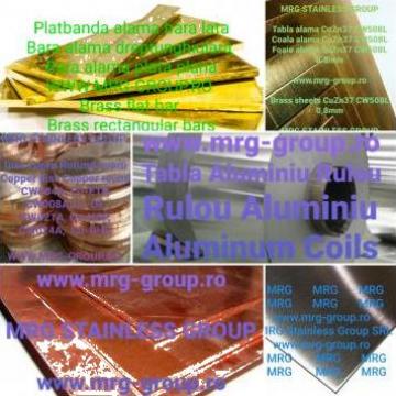 Tabla pentru acoperis de aluminiu, alama cupru, inox