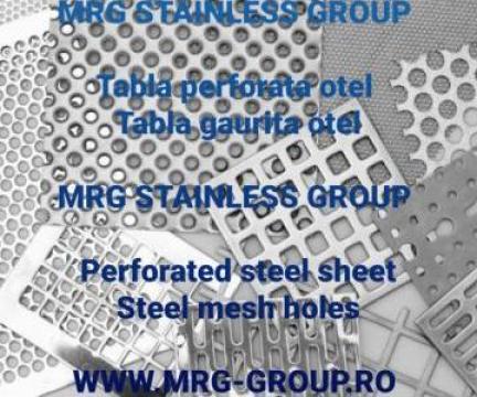 Tabla perforata otel, inox, aluminiu, otel zincat, alama