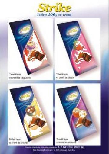 Tableta ciocolata Strike Crema 100g