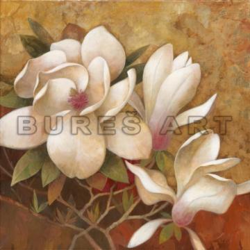 Tablou decorativ Flori de magnolie, inramat