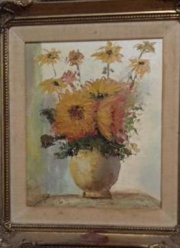 Tablouri ulei Vaza cu floarea soarelui Vincent van Go