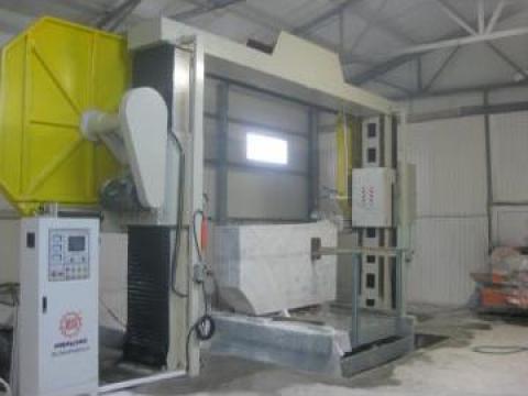 Taiere bloc marmura cu cnc fir