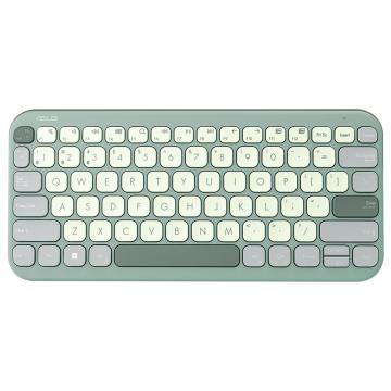 Tastatura wireless Asus Marshmallow KW100, Green Tea Latte