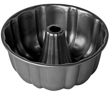 Tava 25cm, rotunda din otel carbon, invelis antiaderent