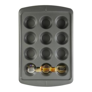Tava de copt pentru 12 briose din otel - Wilton