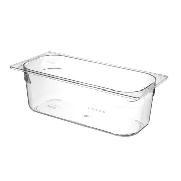 Tava gastronorm policarbonat transparent, pentru inghetata