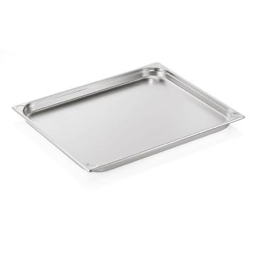 Tava inox GN 2/1-40 mm, 10 litri. grosime 0.7 mm