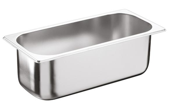 Tava inox gastronorm pentru inghetata 150x360x165 mm 6 lt