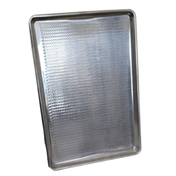 Tava patiserie perforata aluminiu cu margini evazate 60x4