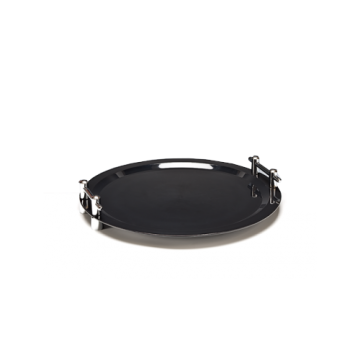Tava rotunda catering diam 50cm policarbonat neagra MN013619