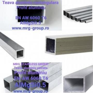 Teava aluminiu dreptunghiulara 70x50x2mm rectangulara