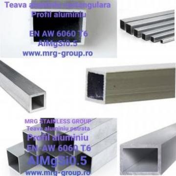 Teava aluminiu dreptunghiulara 70x50x2mm rectangulara