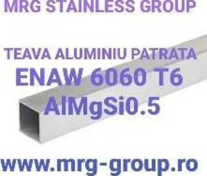 Teava aluminiu patrata 15x15x1.5mm