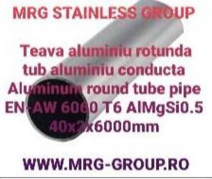 Teava aluminiu rotunda 40mm