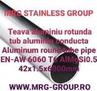 Teava aluminiu rotunda 42x1.5mm