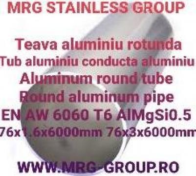 Teava aluminiu rotunda 76mm