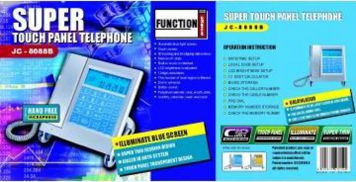 Telefon fix cu touch panel