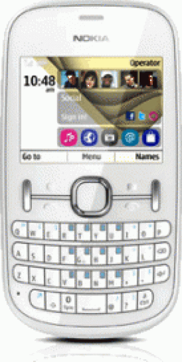 Telefon mobil Nokia Asha 201 White Nou