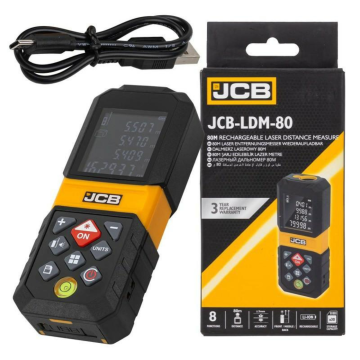 Telemetru cu laser JCB 80m