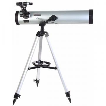 Telescop astronomic refractor cu trepied reglabil