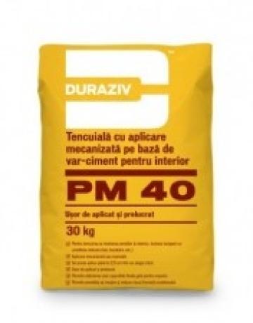 Tencuiala mecanizata pe baza de ciment Duraziv PM 40 / 30kg