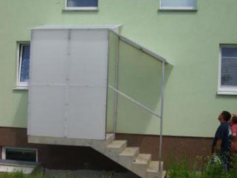 Terasa inox si plexiglas