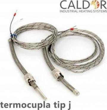 Termocuple J 6x30mm M12 1.5mt -100+600