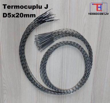 Termocupluri senzori J sonda 5X20mm