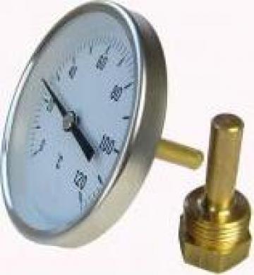 Termometre cu bimetal carcasa otel
