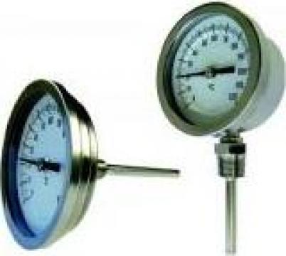 Termometre cu bimetal tout inox