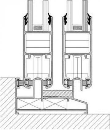 Termopane Sliding system Profilco Greece