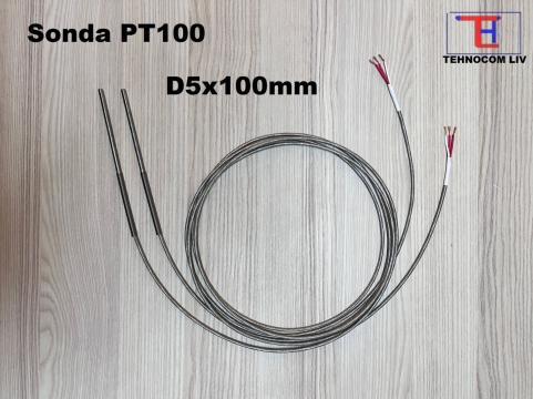 Termorezistente RTD PT100 cu arc D5xL100mm