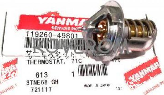 Termostat Yanmar 2TNE68, 3TNE68, Komatsu 3D68E, 71*C, D=30mm