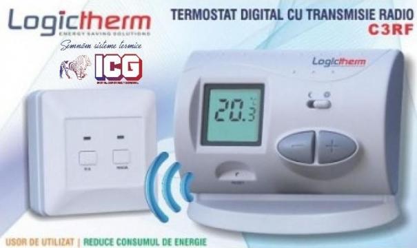 Termostat de ambient fara fir Logictherm C3RF