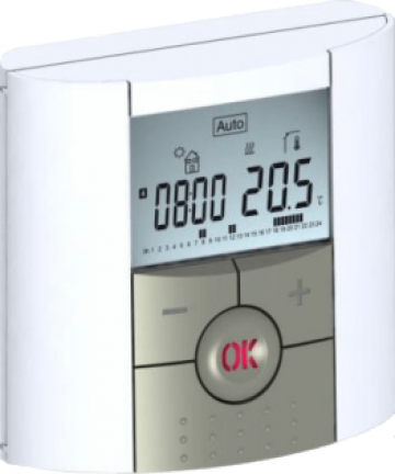 Termostat digital programabil de ambient, cu fir