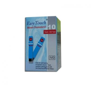 Teste de colesterol pentru aparatele EasyTouch, 10 teste
