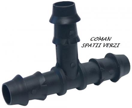 Teu conector D16 pentru tub/furtun picurare, Timisoara