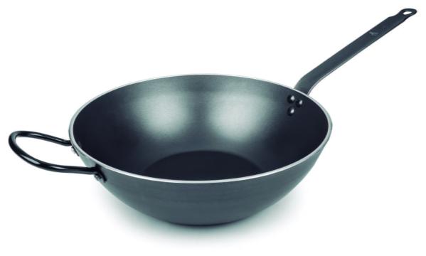 Tigaie Wok aluminiu teflonat profesional