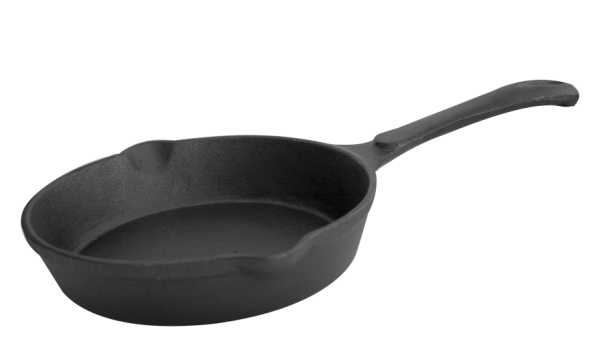 Tigaie fonta rotunda cu toarta 17cm Raki