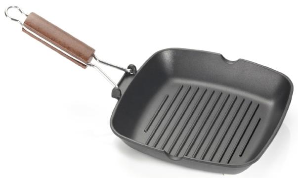 Tigaie grill Antik ARS 28x28xh4cm, aluminiu