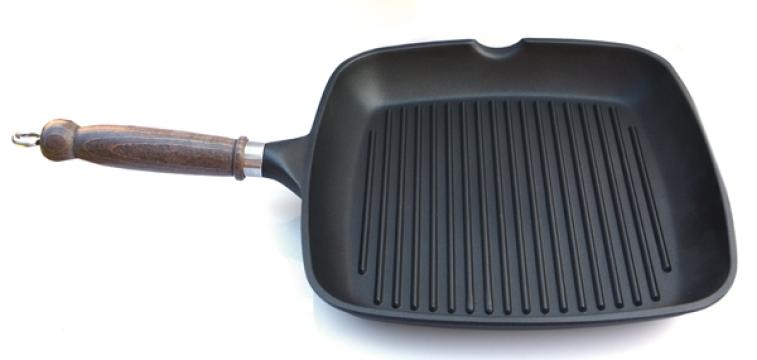 Tigaie grill Antik ARS 29x29xh4,5cm, aluminiu