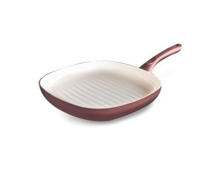 Tigaie grill Tango 26x26cm cu invelis ceramic antiaderent