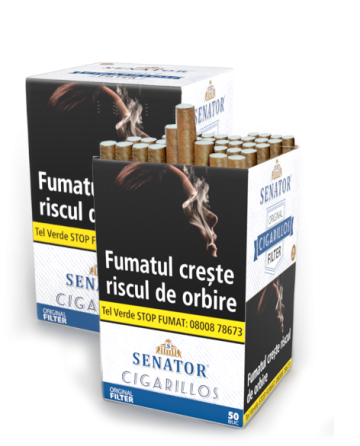 Tigari de foi - Senator Filter Cigarillos Original (50)