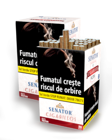 Tigari de foi - Senator Filter Cigarillos Red (50)
